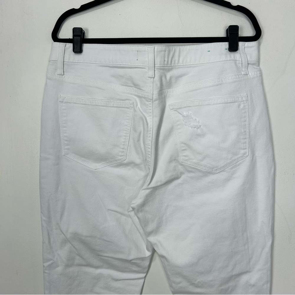 LuLaRoe White distressed skinnny Jeans N6 - Picture 6 of 7